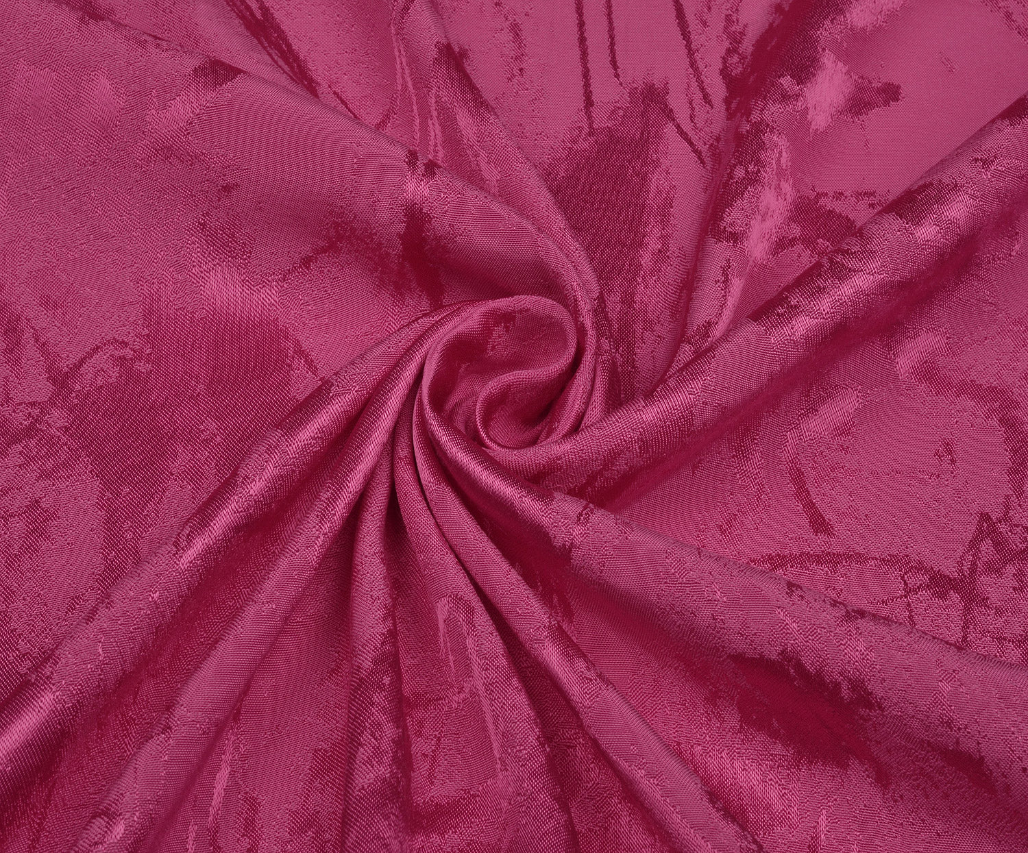 DESENLİ VİSKON SATEN KUMAŞ - ŞEKER PEMBE