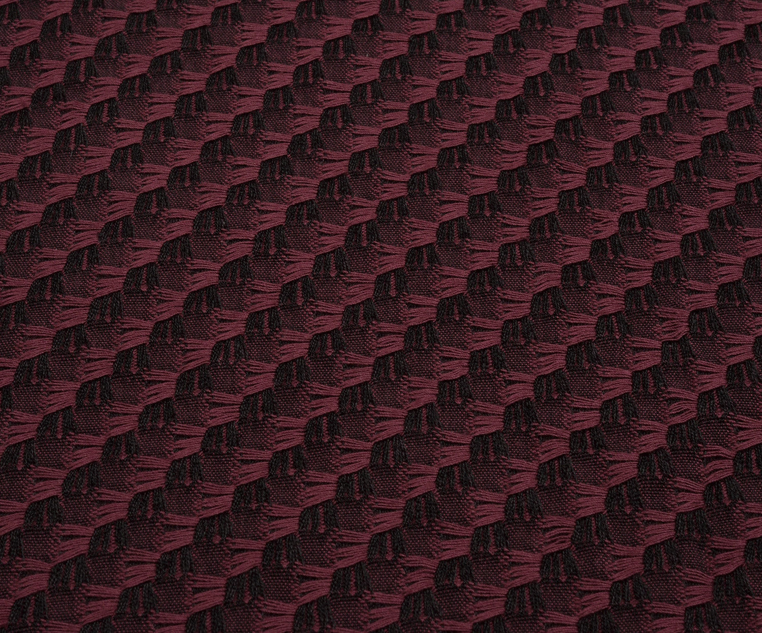DESENLİ JAKAR KUMAŞ - BORDO