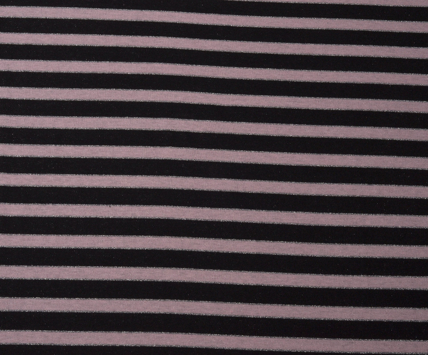 SİMLİ ÇİZGİLİ ÖRME TRİKO KUMAŞ - PEMBE