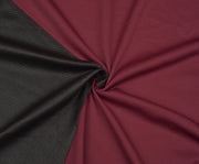 DERİ KAPLAMA KAPİTONE KUMAŞ - BORDO