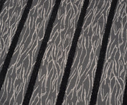 ZEBRA DESENLİ ŞİFON KUMAŞ - SİYAH