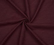KABARTMA DESENLİ LİKRALI KUMAŞ - BORDO