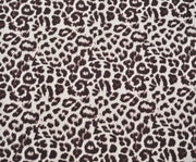 LEOPAR DESENLİ SATEN KUMAŞ - KAHVE