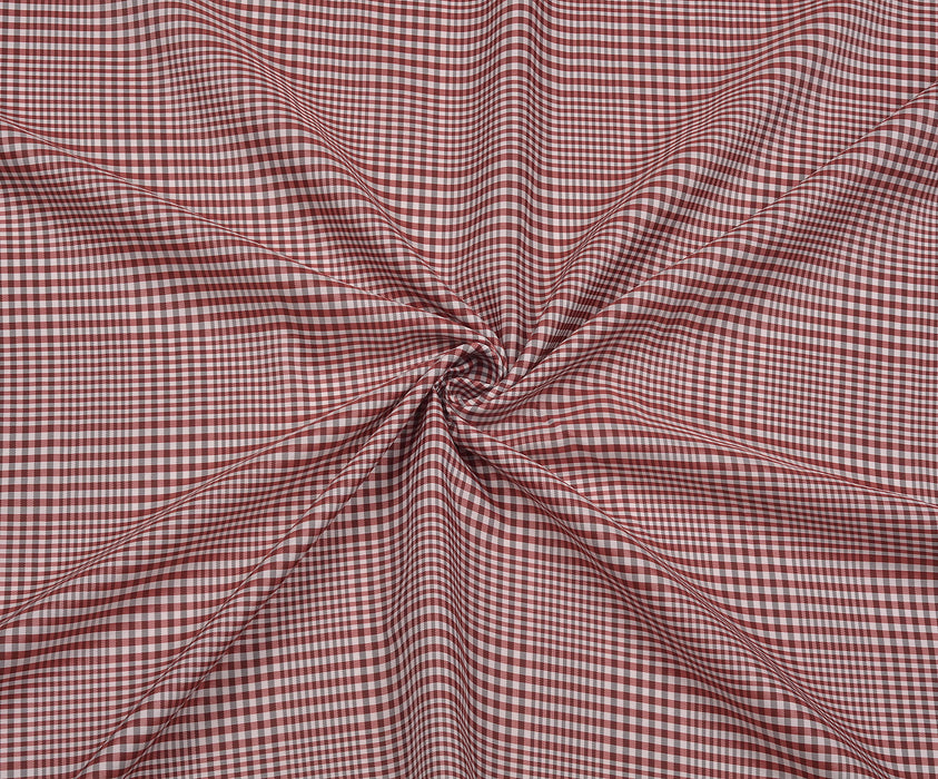 LARGE SQUARE PATTERNED LINING FABRIC - RED