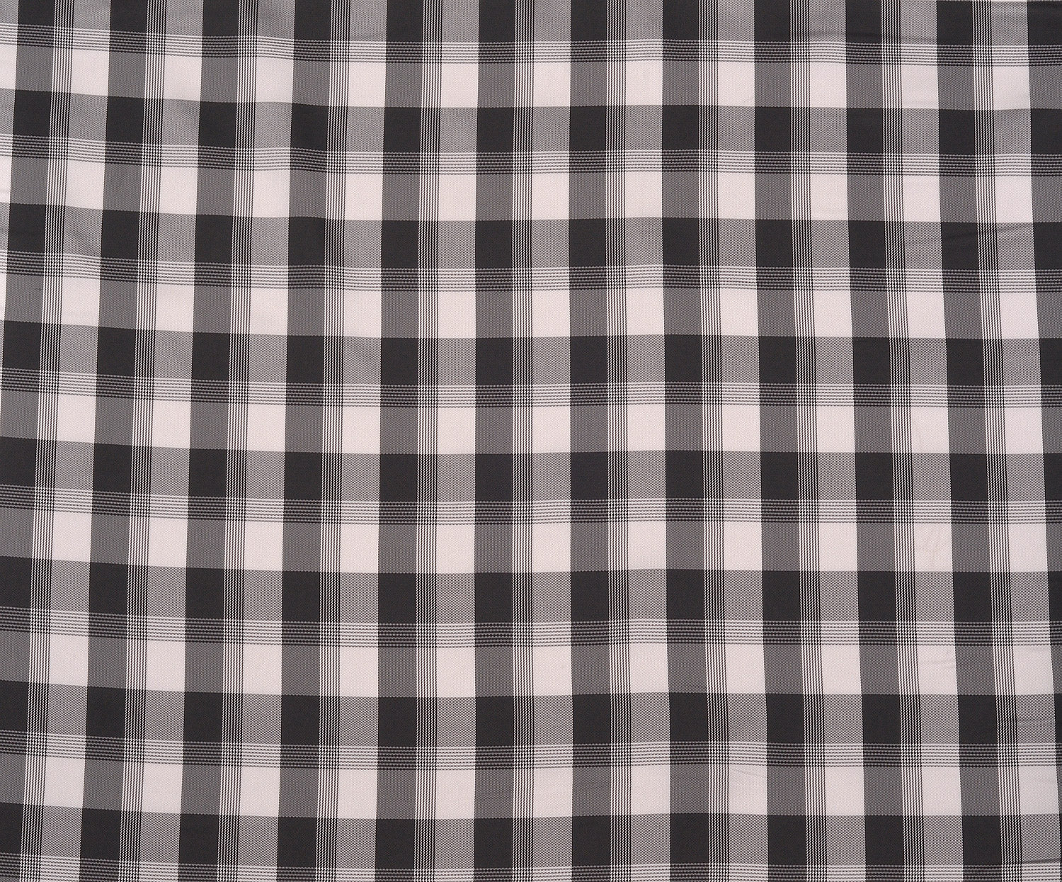 DAMA DESENLİ ASTAR KUMAŞ - SİYAH
