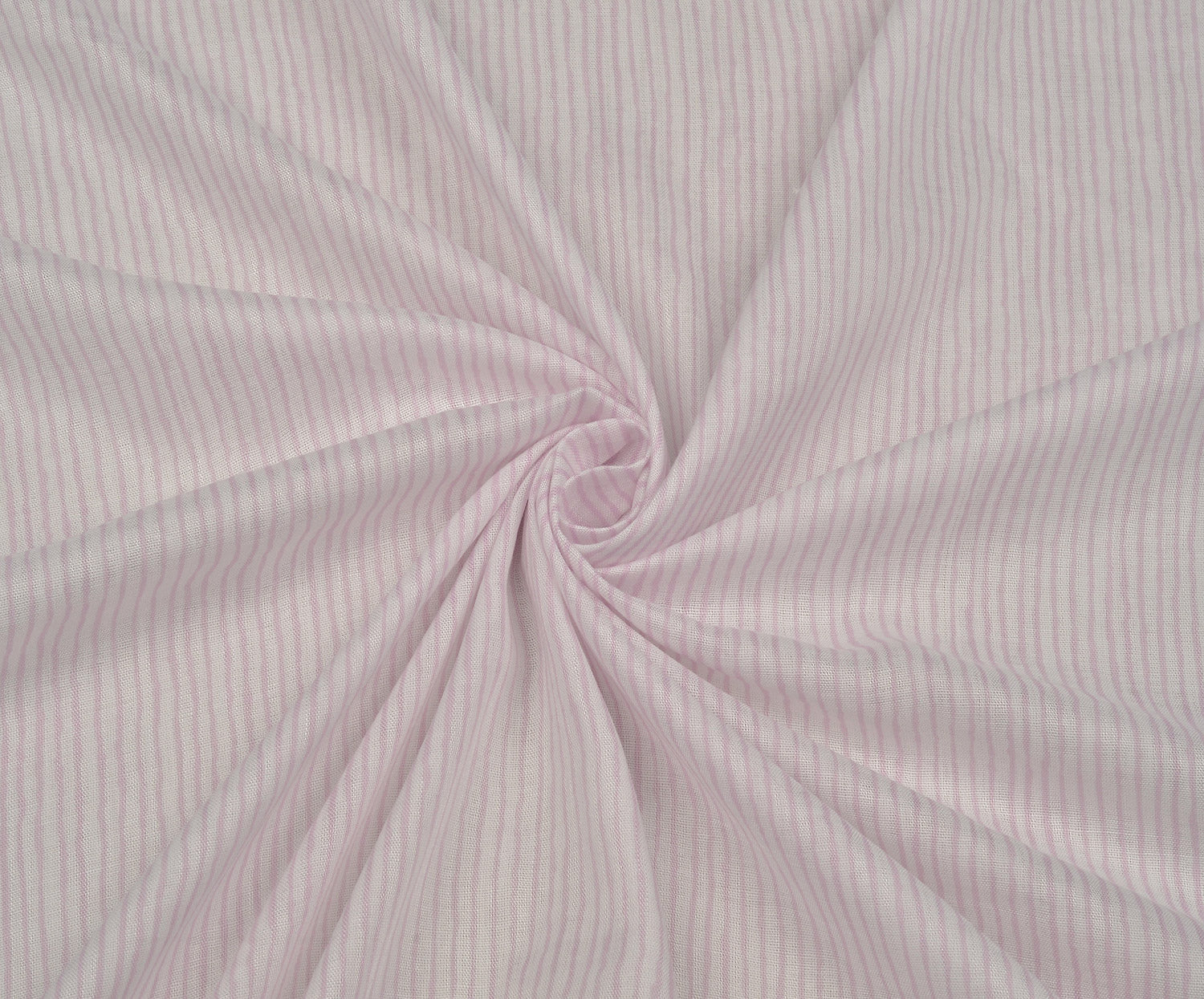 ÇİZGİLİ PAMUK VUAL KUMAŞ - PEMBE