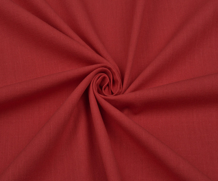 LINEN FABRIC - RED