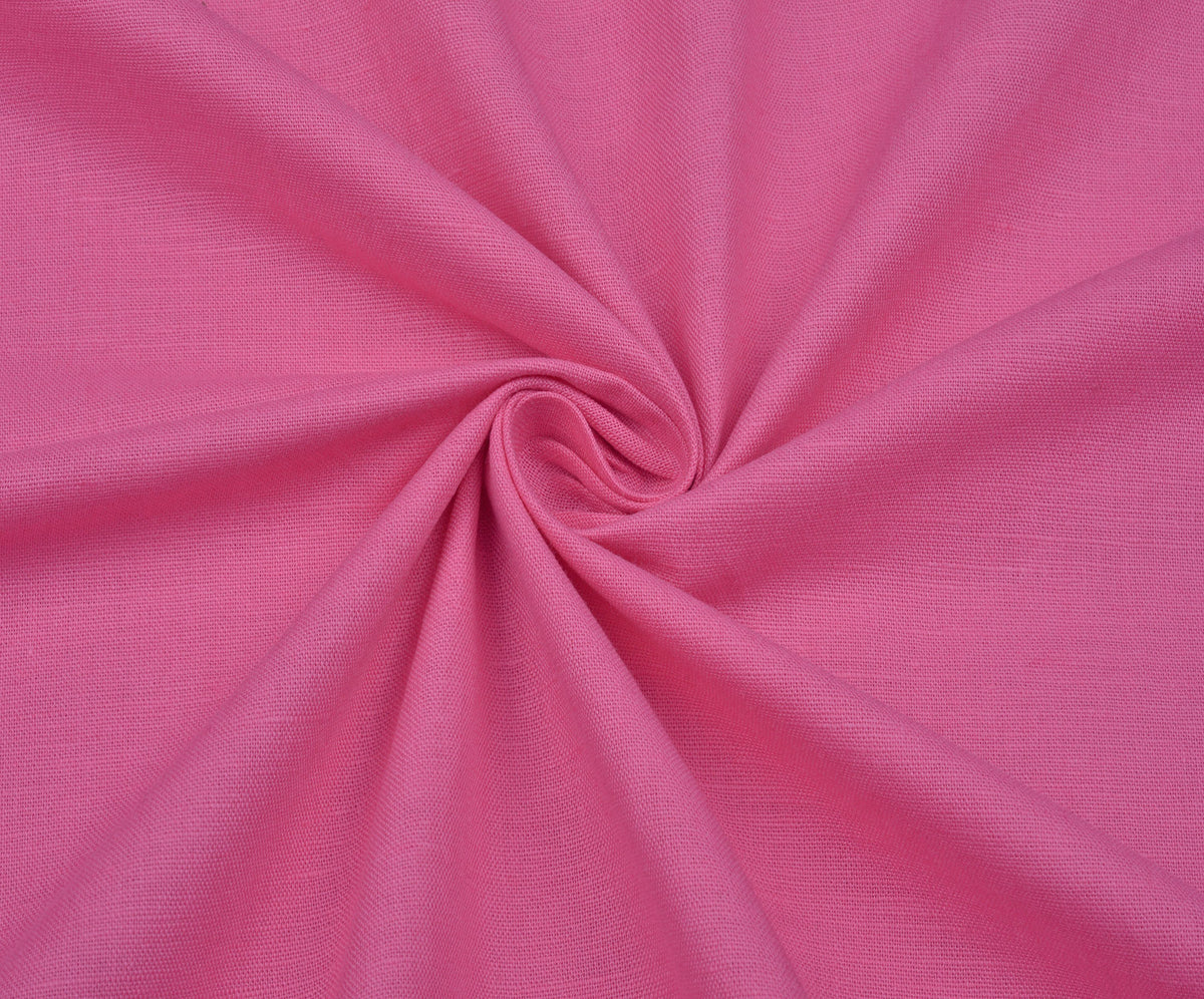 KETEN KUMAŞ - ŞEKER PEMBE