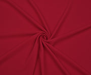CREPE FABRIC - DARK RED