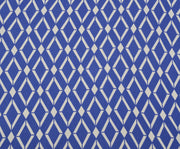 GEOMETRİK DESENLİ VİSKON KUMAŞ - SAKS