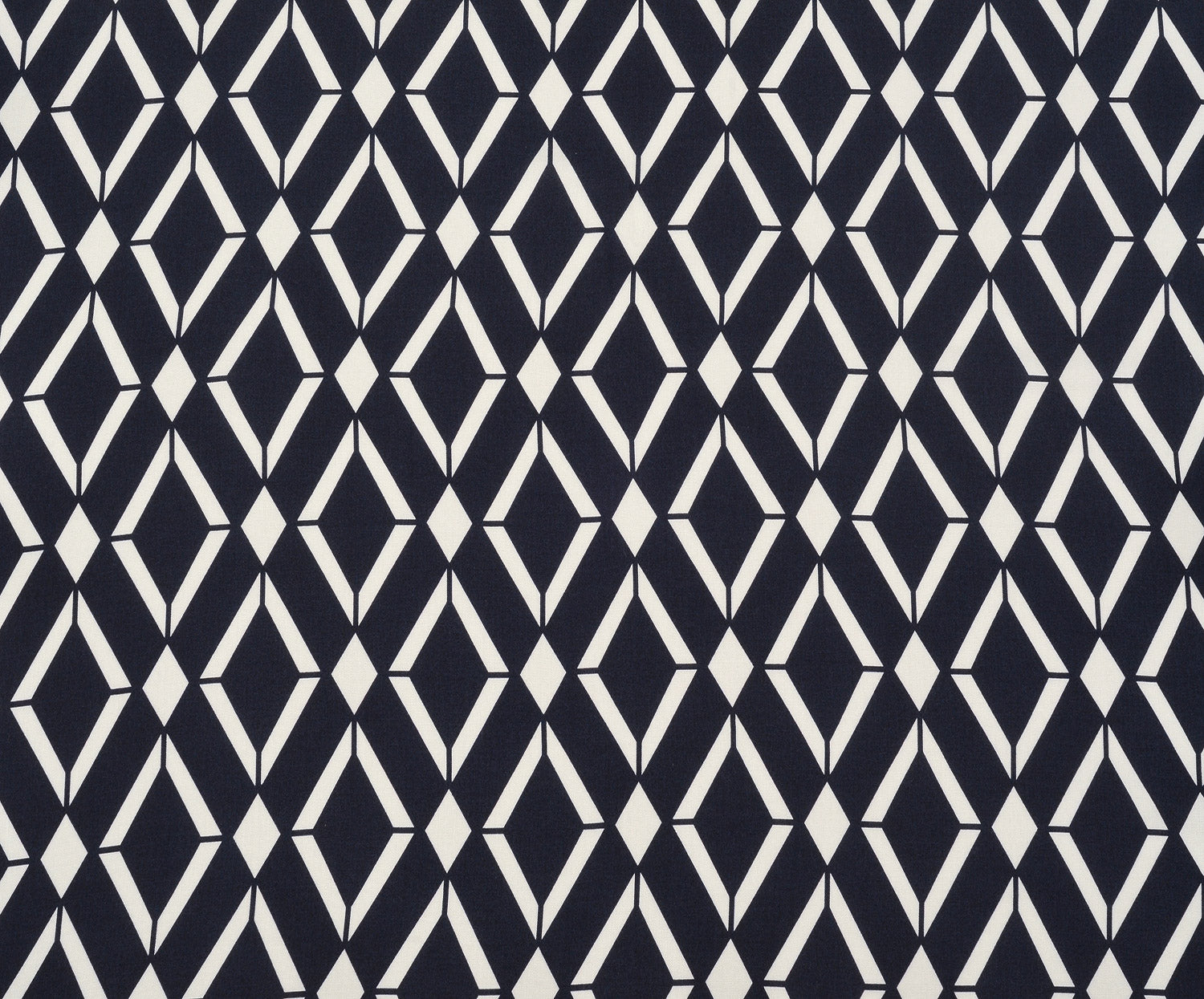 GEOMETRİK DESENLİ VİSKON KUMAŞ - LACİVERT