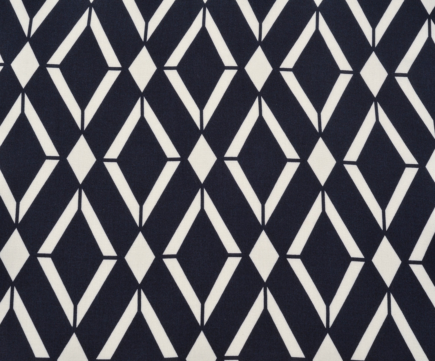 GEOMETRİK DESENLİ VİSKON KUMAŞ - LACİVERT
