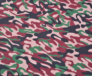 KAMUFLAJ DESENLİ KUMAŞ - PEMBE