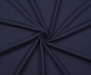 DESENLİ LİKRALI PAMUK KUMAŞ - LACİVERT