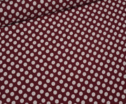 BÜYÜK PUANTİYELİ VİSKON KUMAŞ - BORDO