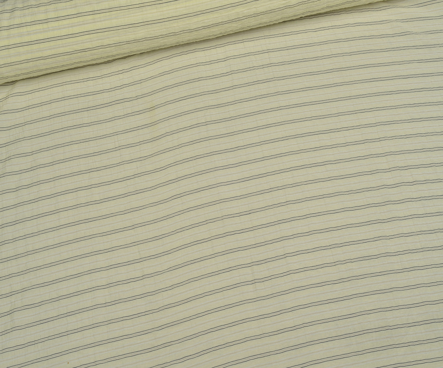 ÇİZGİLİ GÖMLEKLİK PAMUK KUMAŞ - SARI