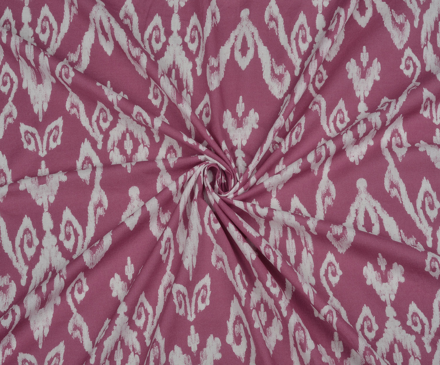 DESENLİ PAMUK KUMAŞ - PEMBE