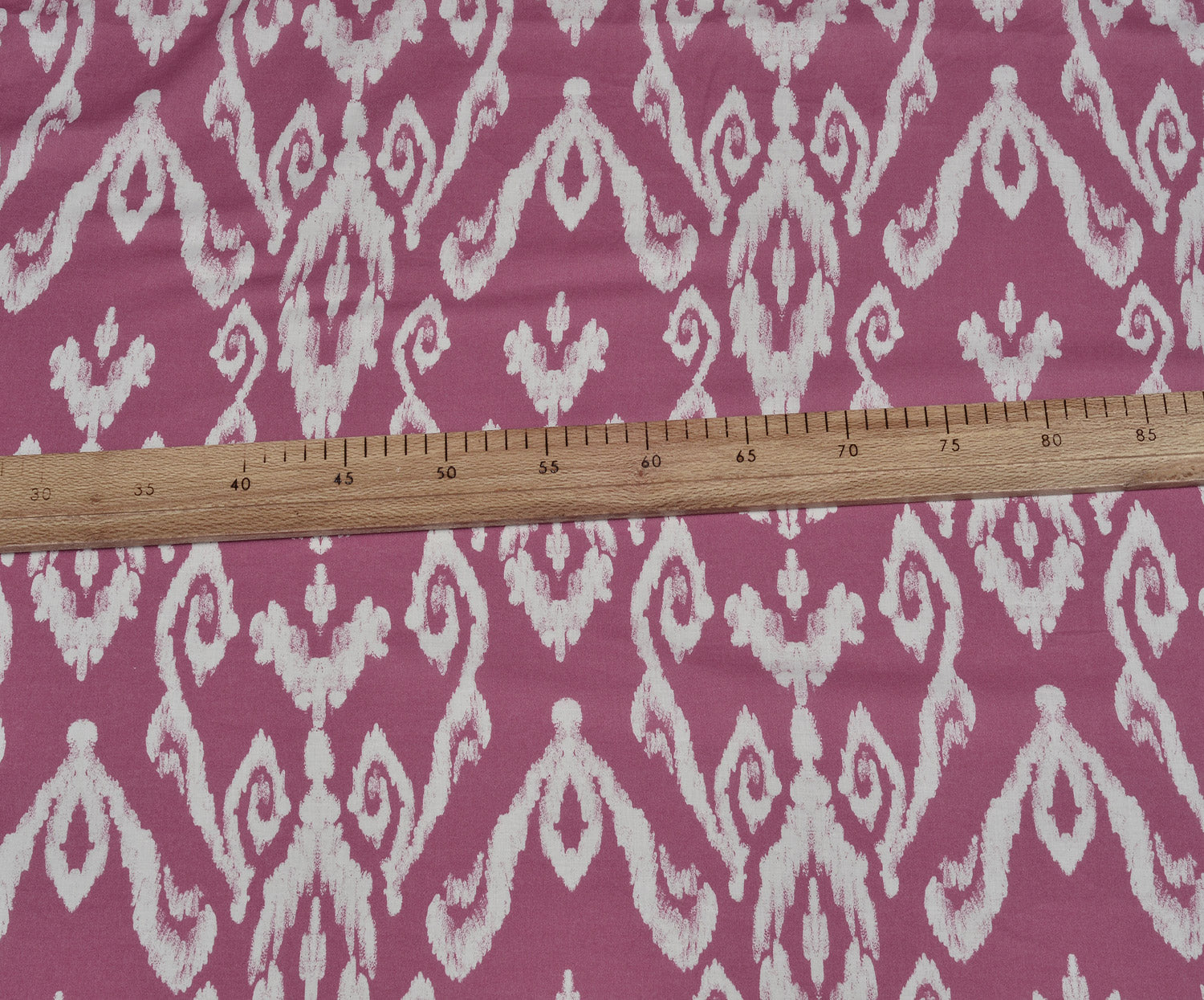 DESENLİ PAMUK KUMAŞ - PEMBE