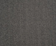 BALIKSIRTI DESENLİ ŞANEL BUKLET KUMAŞ - KOYU GRİ