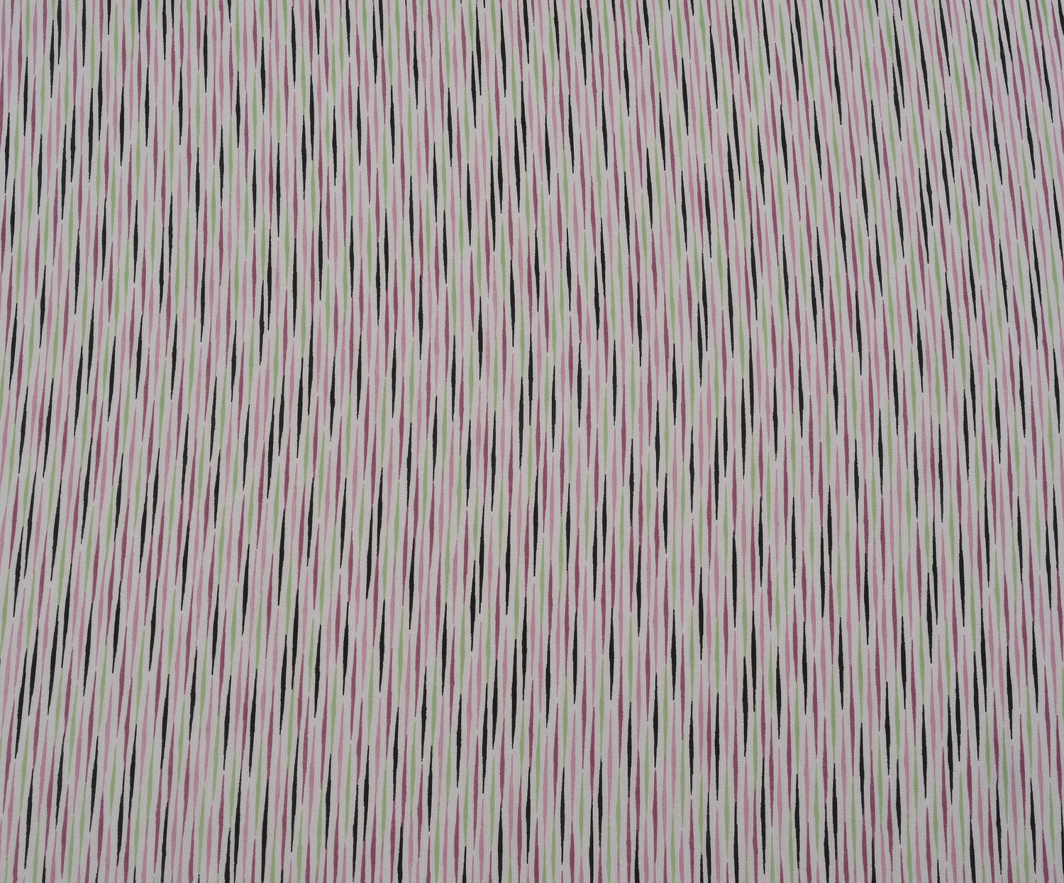 ÇİZGİLİ ŞİFON KUMAŞ - PEMBE