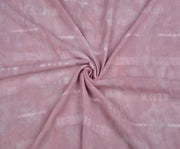 DESENLİ VİSKON KUMAŞ - PEMBE