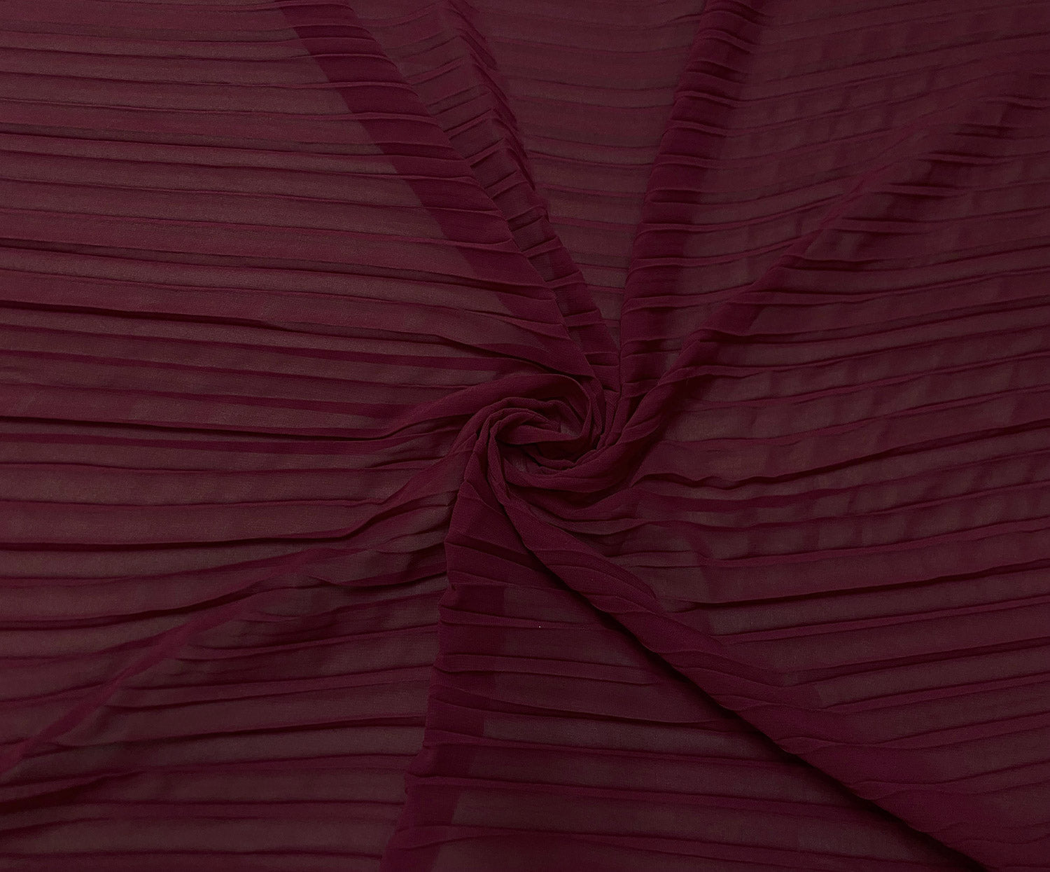 PİLİSE ŞİFON KUMAŞ - BORDO