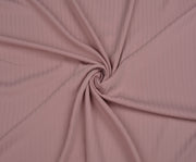 ÇİZGİLİ LİKRALI PAMUK KUMAŞ - PEMBE