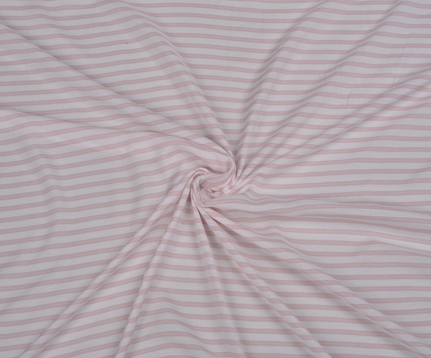 ÇİZGİLİ GÖMLEKLİK VİSKON KUMAŞ - PEMBE