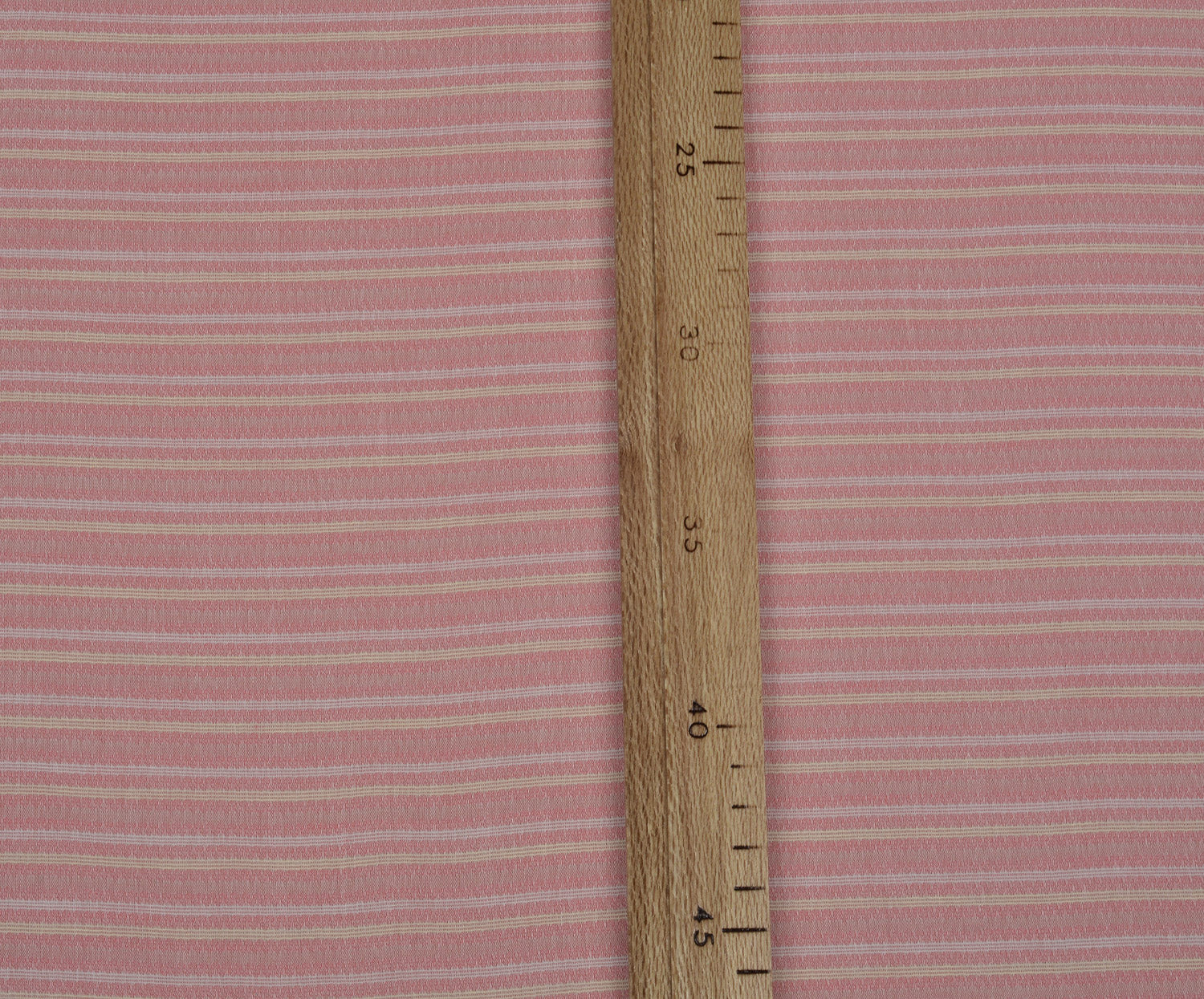 ÇİZGİLİ PAMUK KUMAŞ - PEMBE