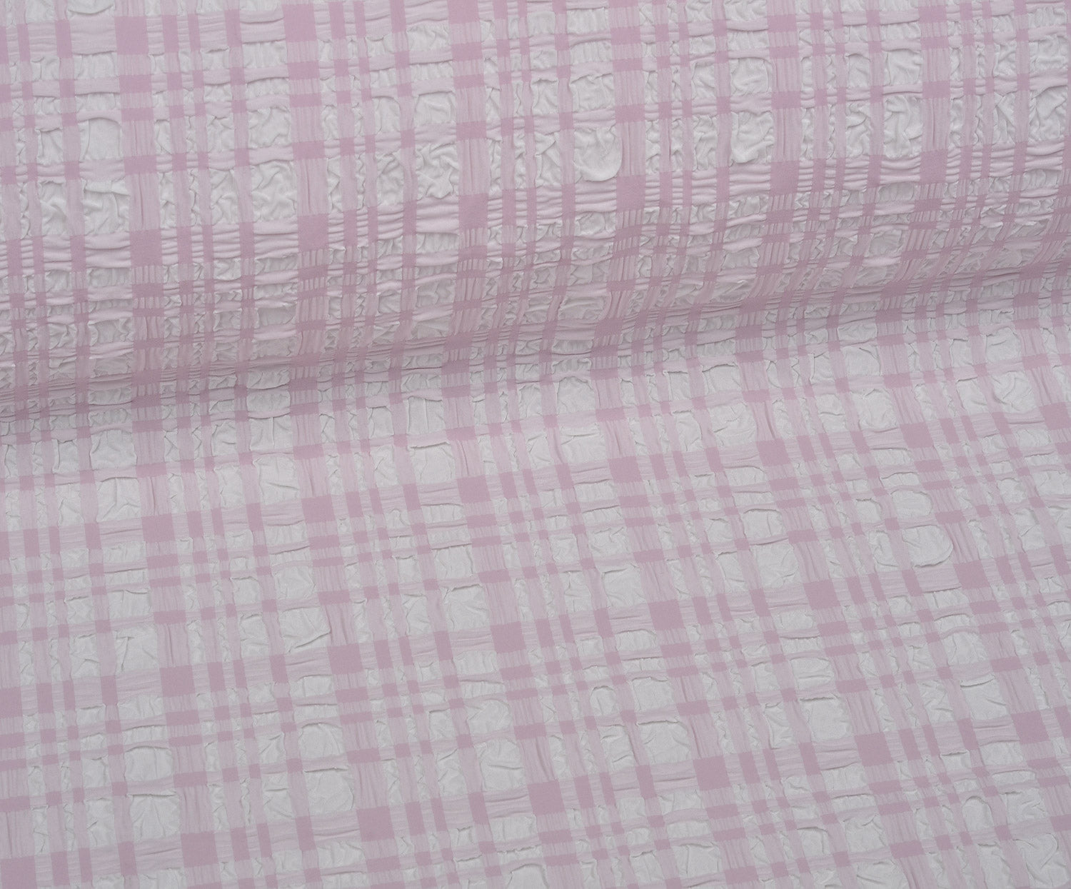 KABARTMA EKOSE DESENLİ KUMAŞ - PEMBE