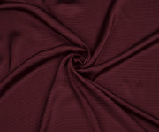 ÇİZGİLİ VİSKON SATEN KUMAŞ - BORDO