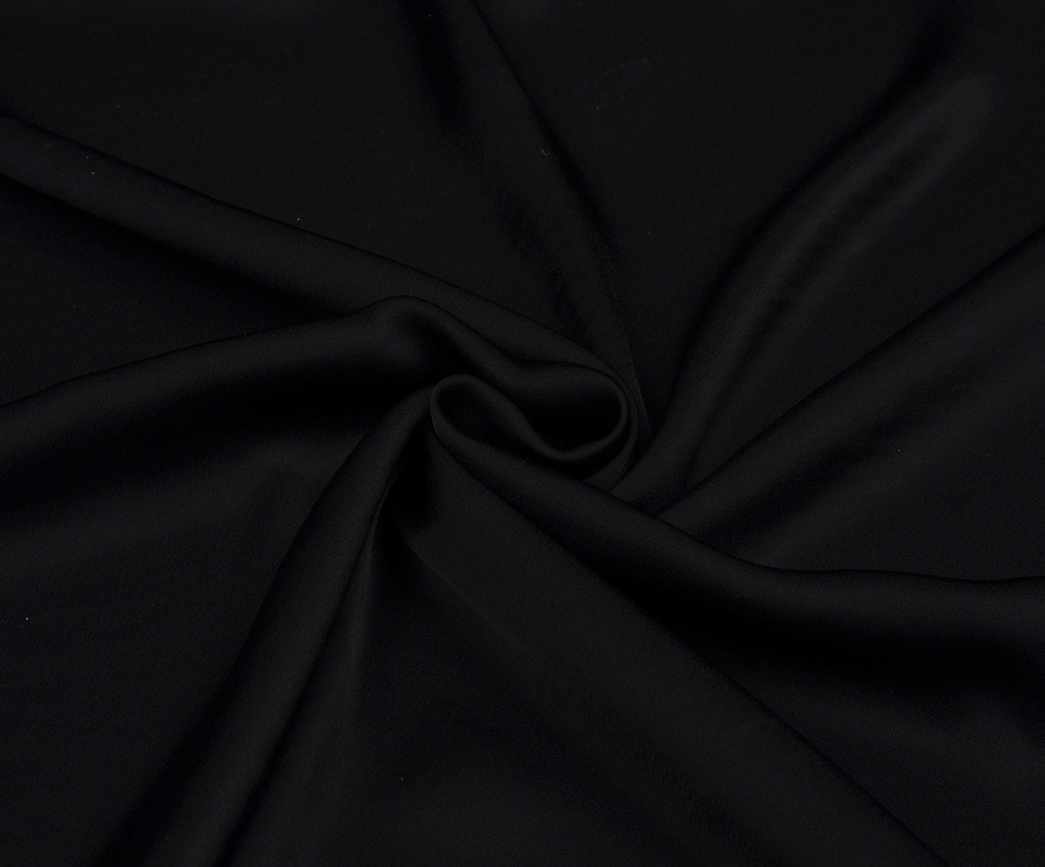 İNCE SATEN KUMAŞ - SİYAH