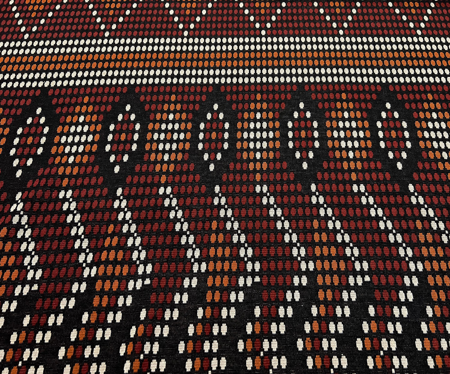 DESENLİ ÖRME KUMAŞ - BORDO
