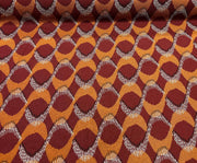 DESENLİ ÖRME KUMAŞ - BORDO