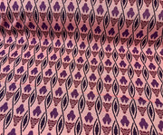 DESENLİ ÖRME KUMAŞ - PEMBE