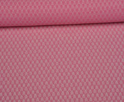 DESENLİ JAKAR KUMAŞ - PEMBE