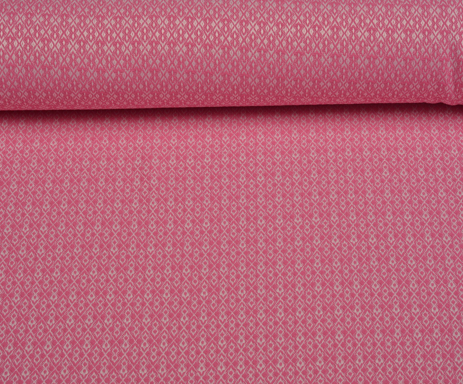 DESENLİ JAKAR KUMAŞ - PEMBE