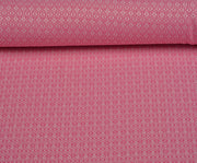 DESENLİ JAKAR KUMAŞ - PEMBE