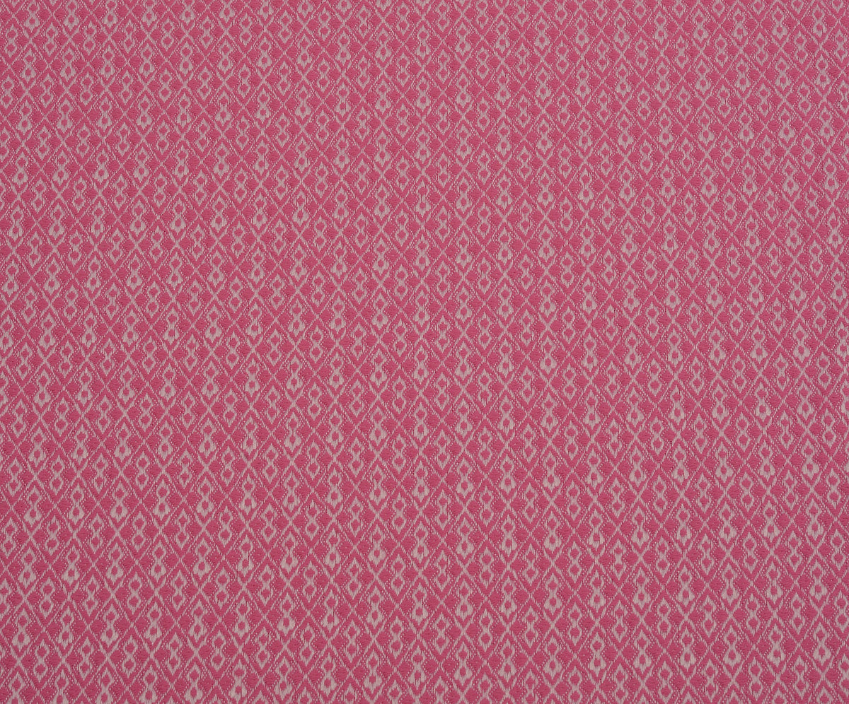 DESENLİ JAKAR KUMAŞ - PEMBE