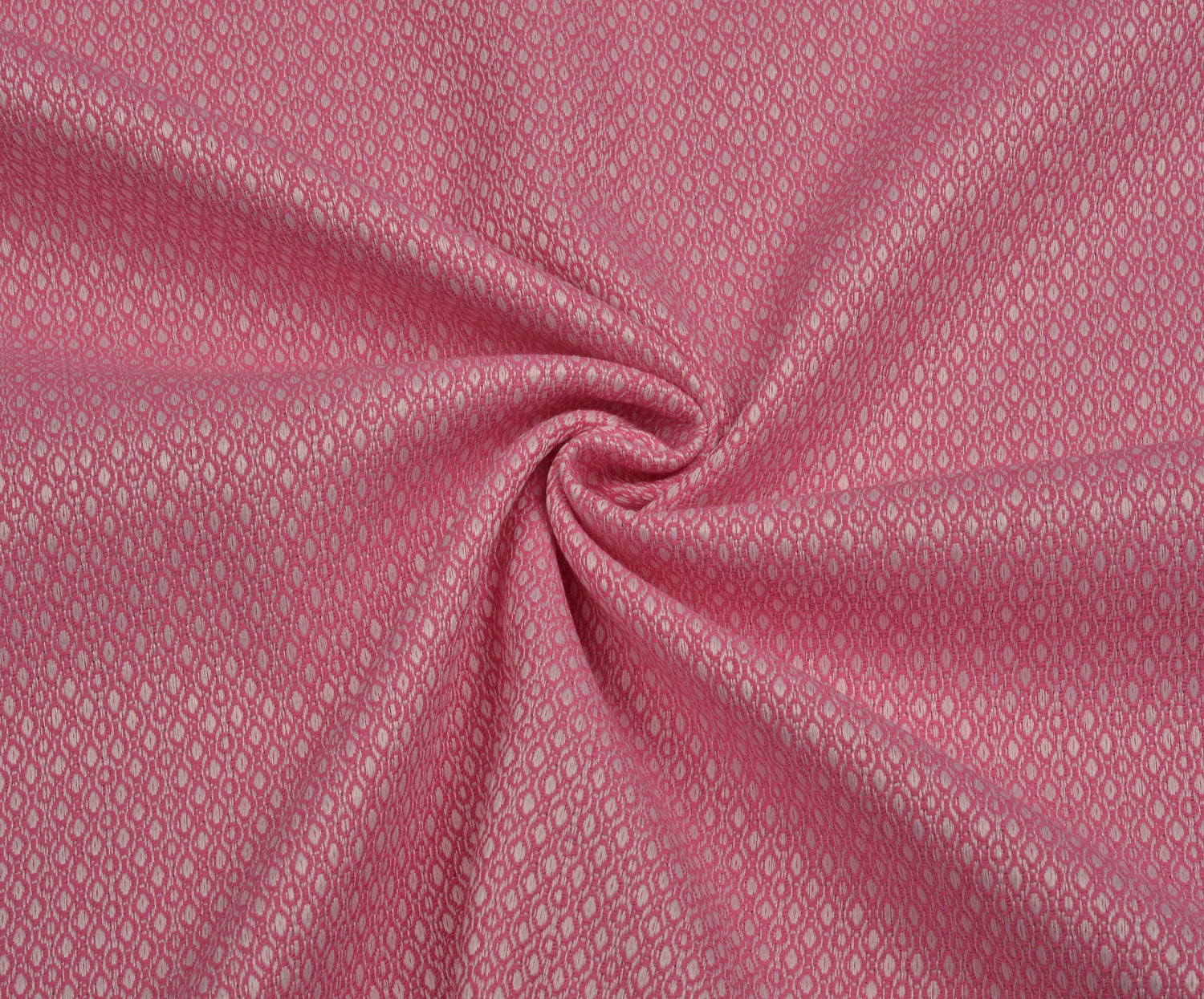 DESENLİ JAKAR KUMAŞ - PEMBE