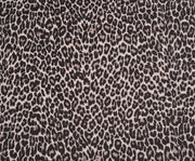 LEOPAR DESENLİ NUBUK KUMAŞ - BEJ