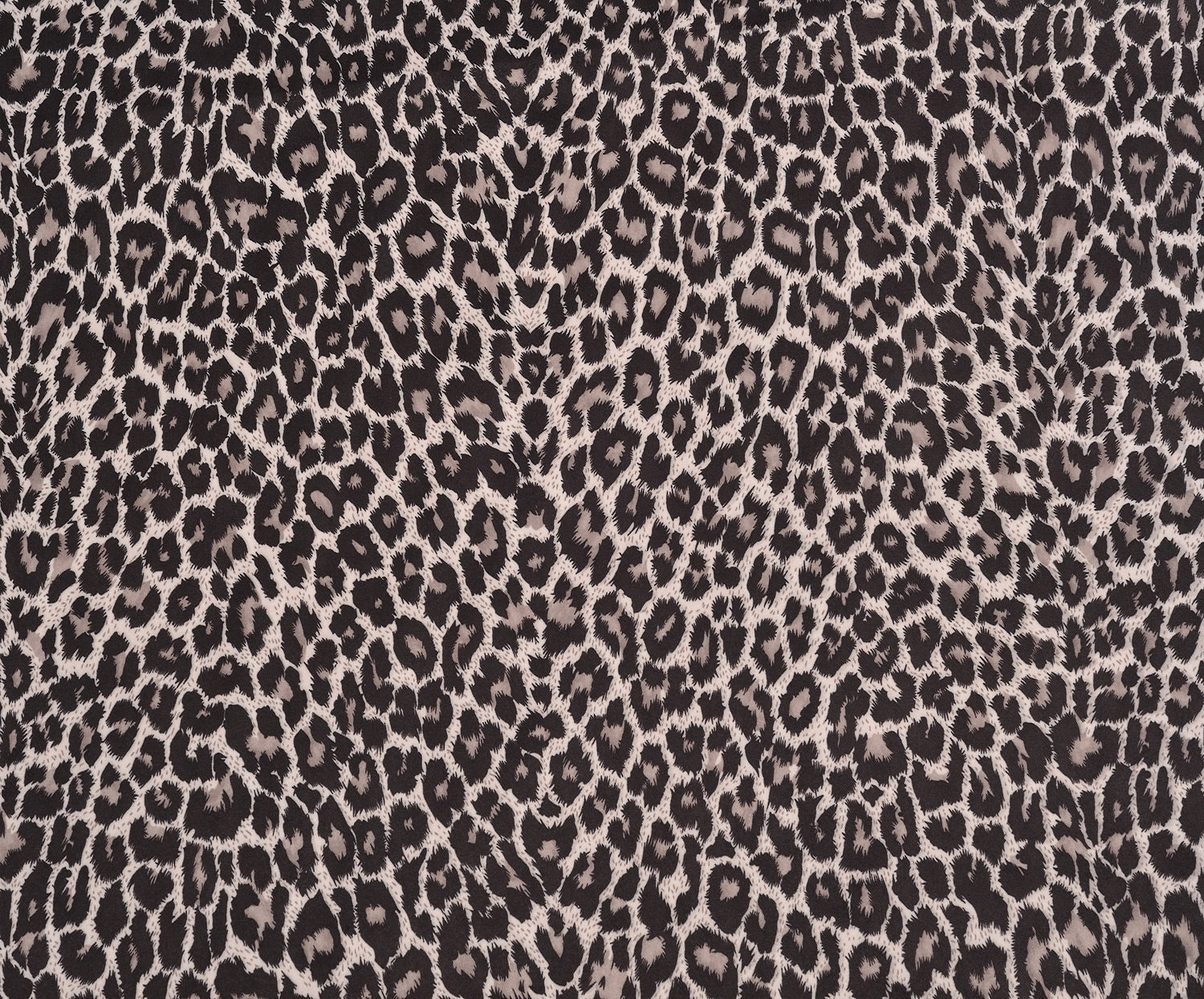 LEOPAR DESENLİ NUBUK KUMAŞ - BEJ