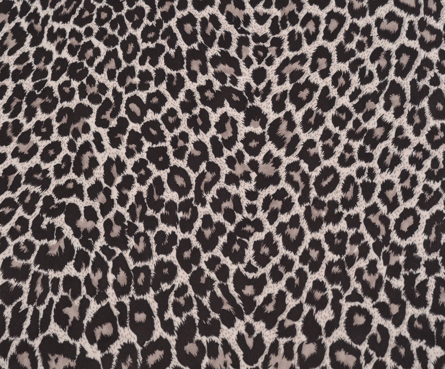 LEOPAR DESENLİ NUBUK KUMAŞ - BEJ