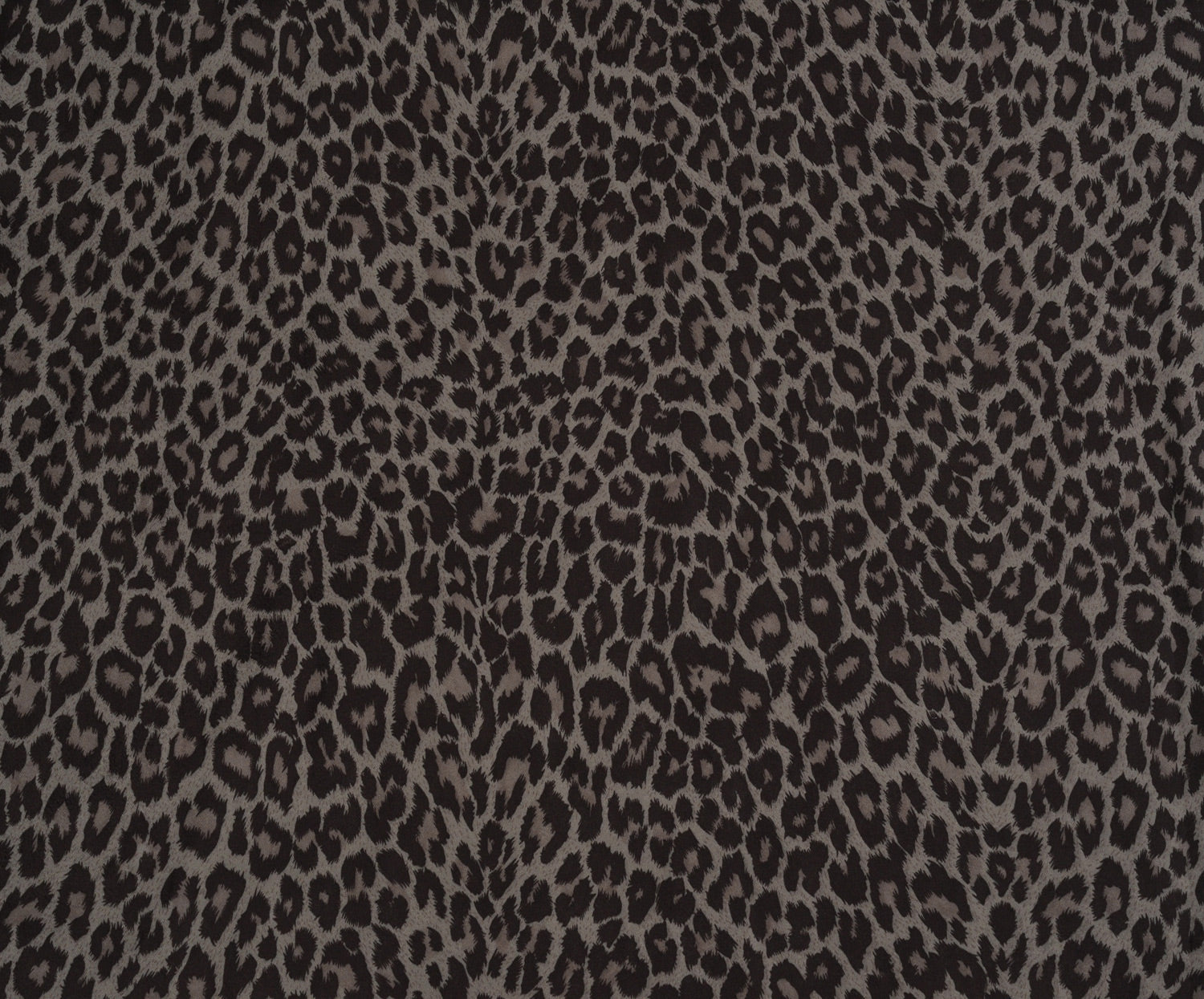 LEOPAR DESENLİ NUBUK KUMAŞ - GRİ