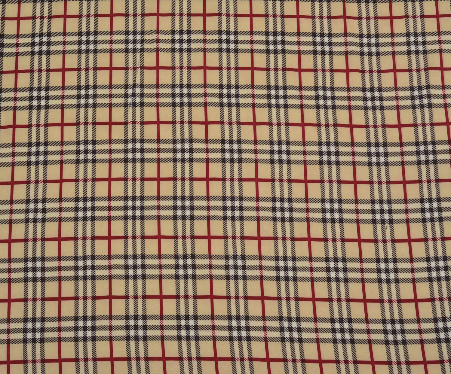 EKOSE DESENLİ NUBUK KUMAŞ - KREM