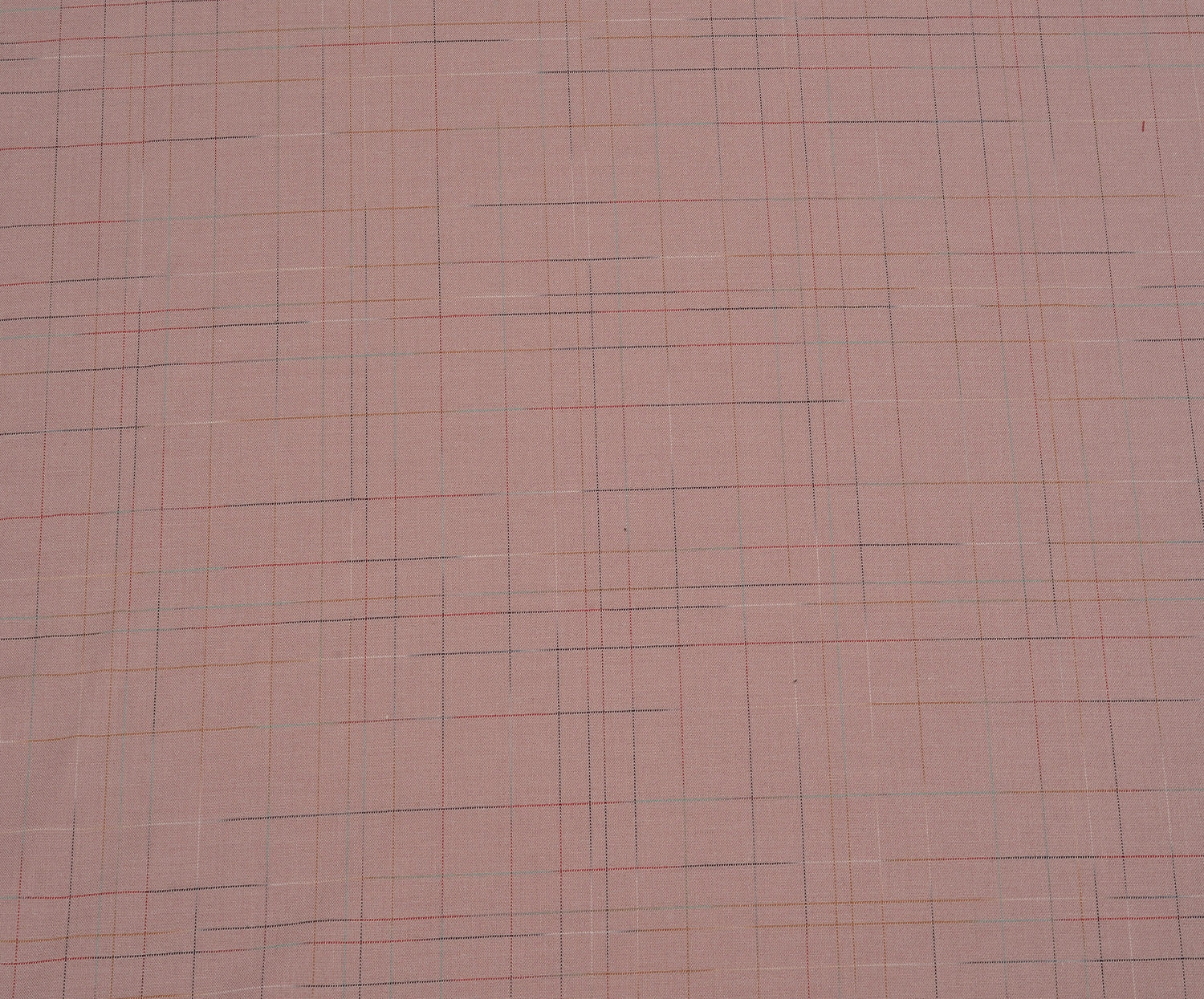 LİKRALI EKOSE DESENLİ KUMAŞ - PEMBE