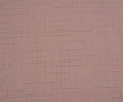 LİKRALI EKOSE DESENLİ KUMAŞ - PEMBE