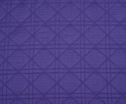 GEOMETRİK DESENLİ KAPİTONE KUMAŞ - MOR