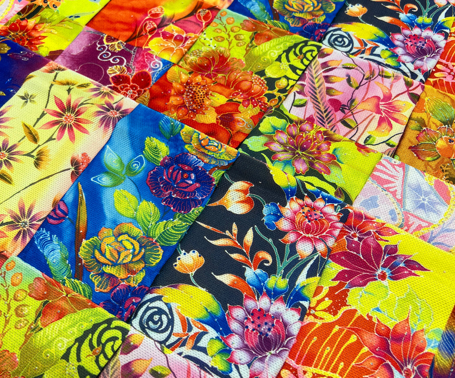 PATCHWORK DESENLİ  DİJİTAL BASKI KUMAŞ - HARMONİ