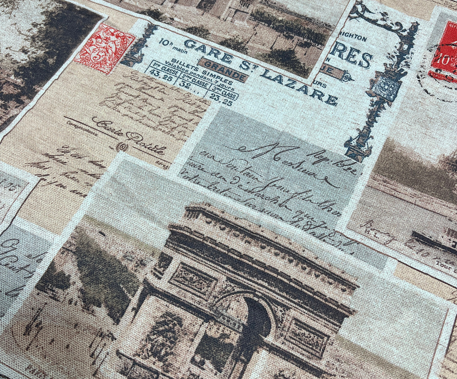 KARTPOSTAL PARİS DİJİTAL BASKI KUMAŞ - HARMONİ